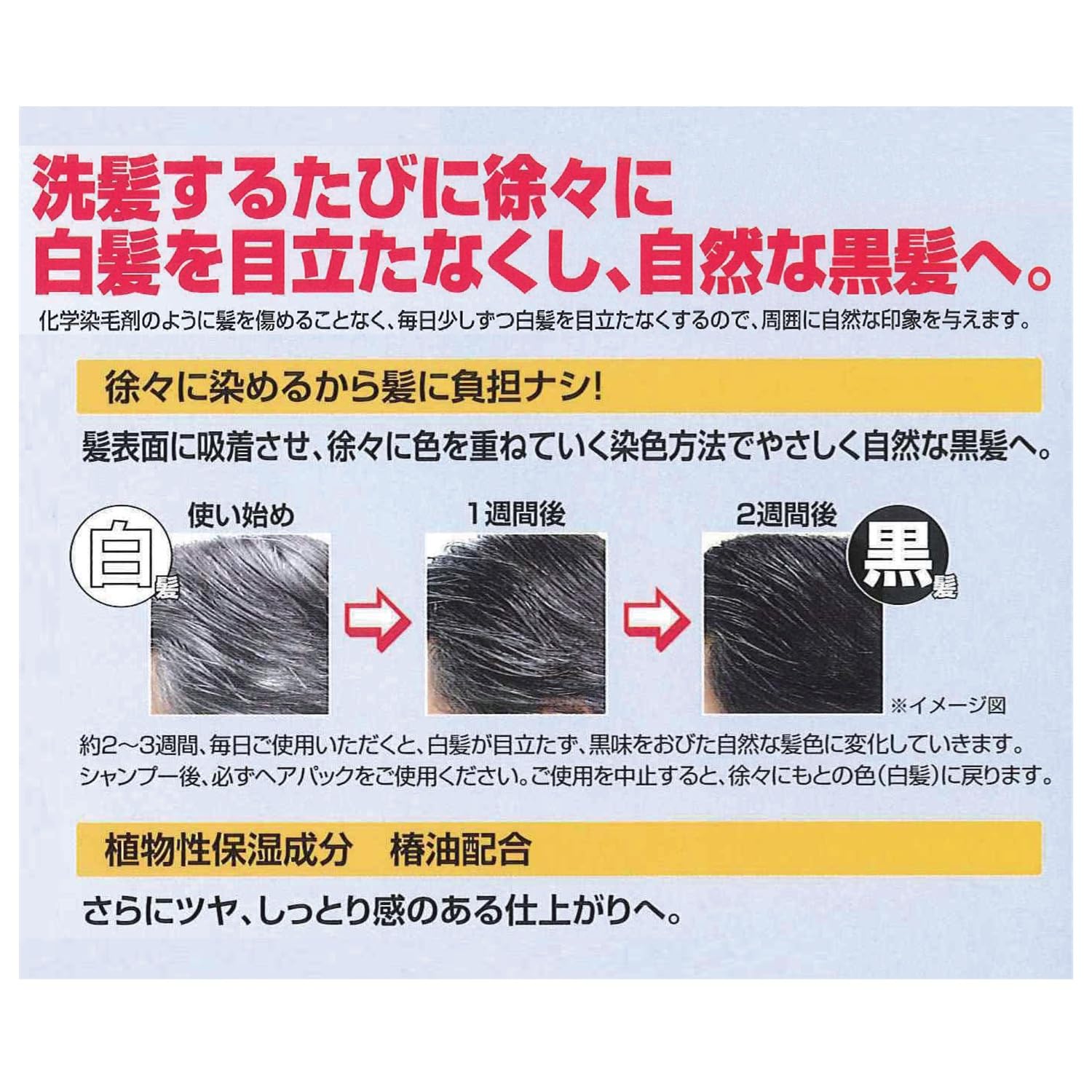 Amazon | 黒ばら本舗 黒染 ヘアシャンプー 500ml 白髪染め ヘアカラー